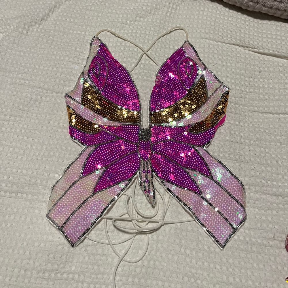 Sequin Butterfly Top